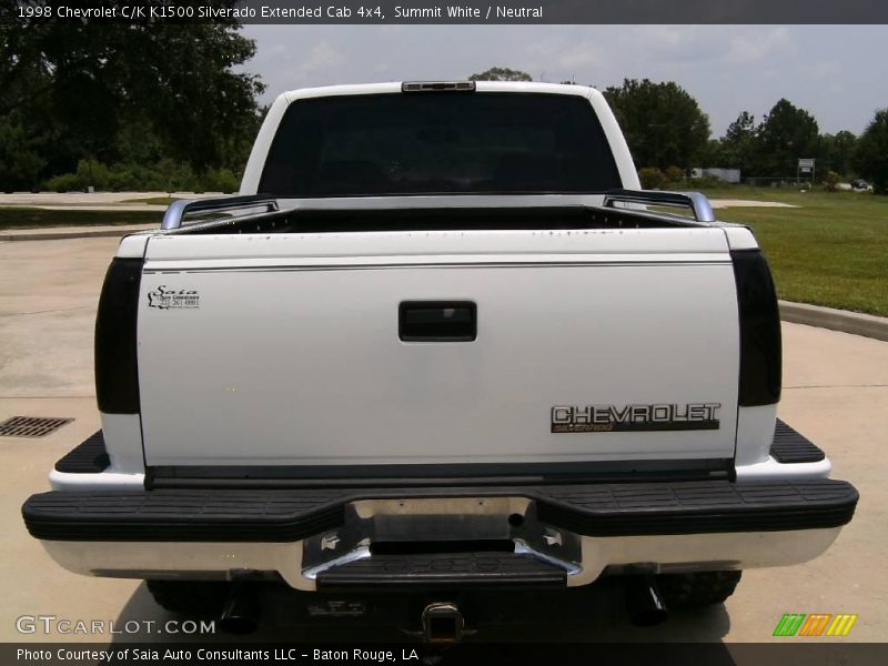 Summit White / Neutral 1998 Chevrolet C/K K1500 Silverado Extended Cab 4x4