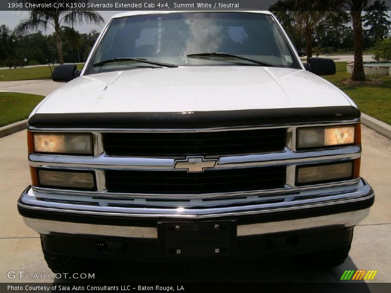 Summit White / Neutral 1998 Chevrolet C/K K1500 Silverado Extended Cab 4x4