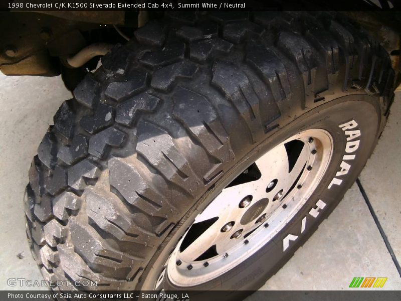 Summit White / Neutral 1998 Chevrolet C/K K1500 Silverado Extended Cab 4x4