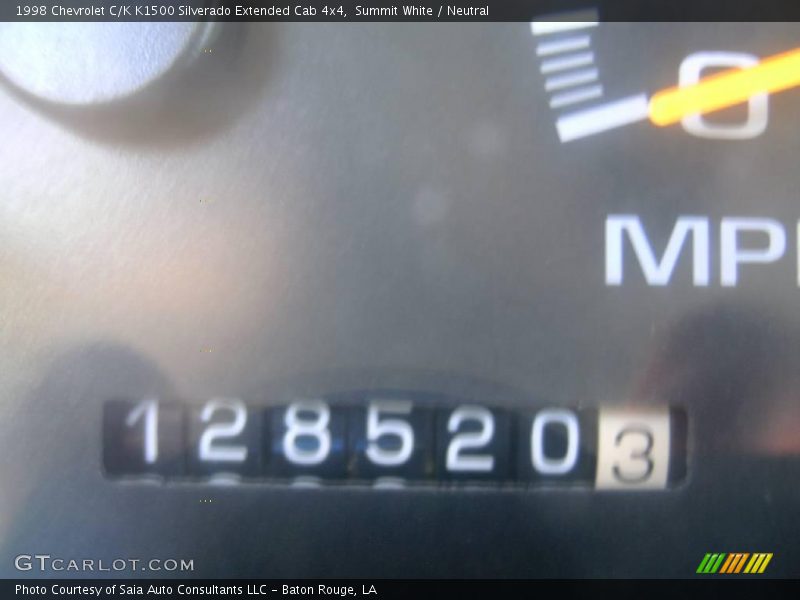 Summit White / Neutral 1998 Chevrolet C/K K1500 Silverado Extended Cab 4x4