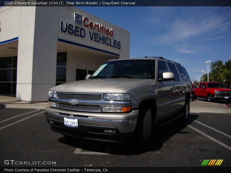 Silver Birch Metallic / Gray/Dark Charcoal 2005 Chevrolet Suburban 1500 LT