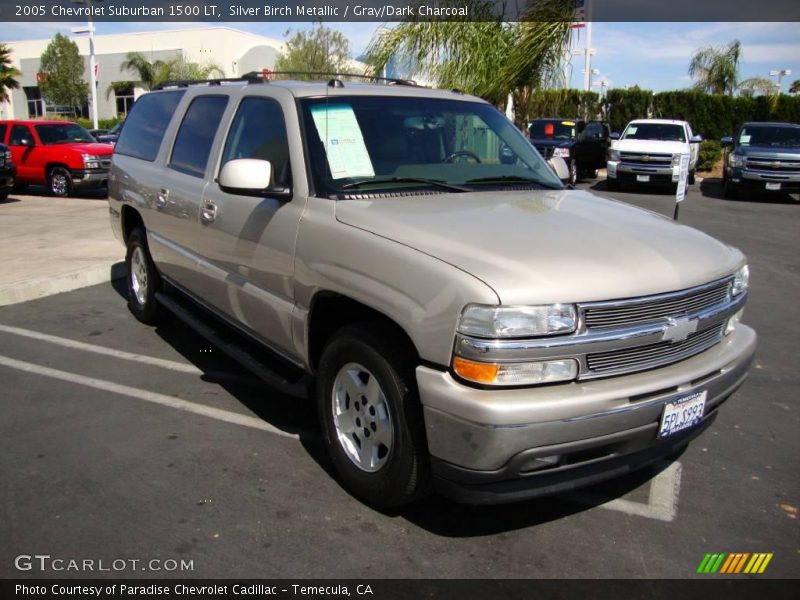 Silver Birch Metallic / Gray/Dark Charcoal 2005 Chevrolet Suburban 1500 LT