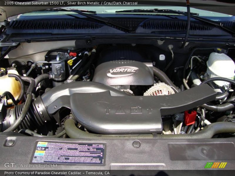 Silver Birch Metallic / Gray/Dark Charcoal 2005 Chevrolet Suburban 1500 LT
