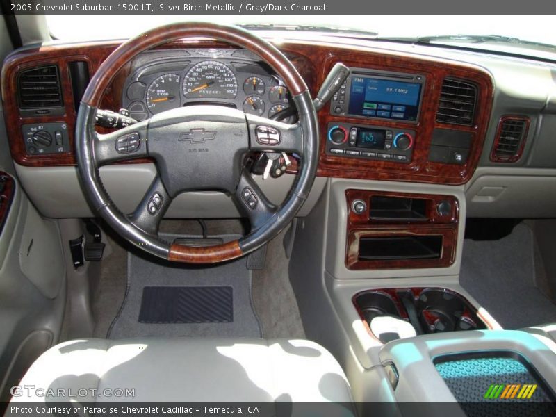 Silver Birch Metallic / Gray/Dark Charcoal 2005 Chevrolet Suburban 1500 LT