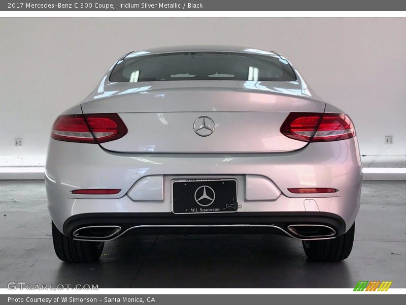 Iridium Silver Metallic / Black 2017 Mercedes-Benz C 300 Coupe