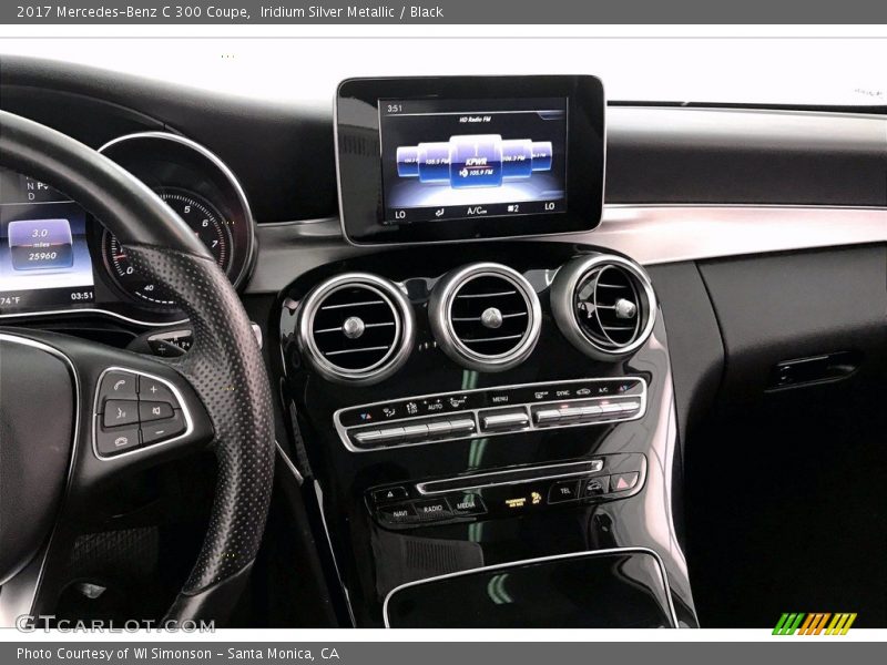 Iridium Silver Metallic / Black 2017 Mercedes-Benz C 300 Coupe