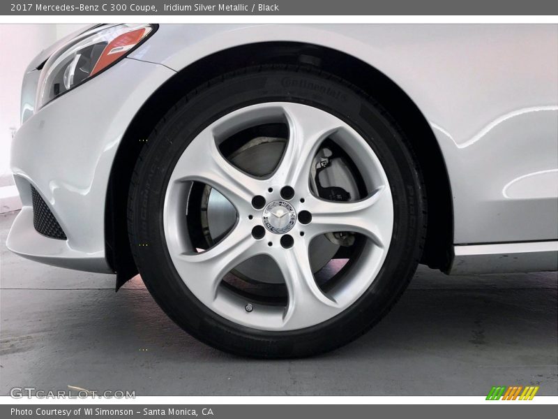 Iridium Silver Metallic / Black 2017 Mercedes-Benz C 300 Coupe