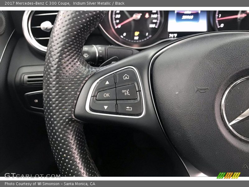 Iridium Silver Metallic / Black 2017 Mercedes-Benz C 300 Coupe
