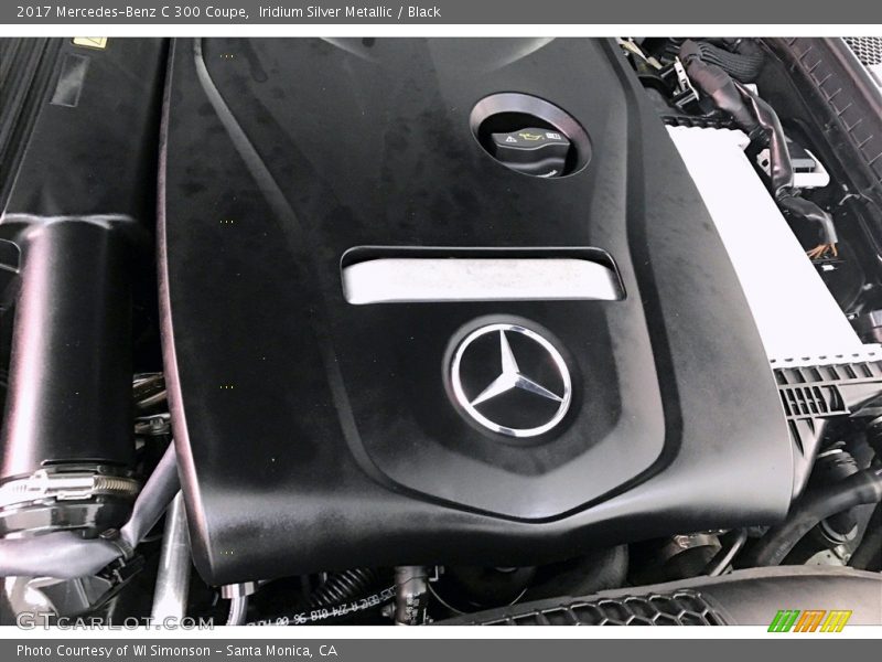 Iridium Silver Metallic / Black 2017 Mercedes-Benz C 300 Coupe