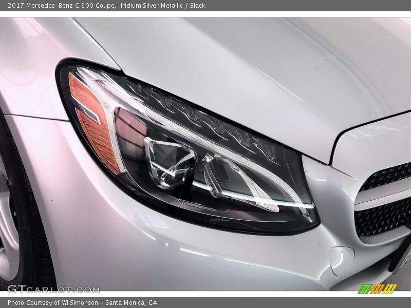 Iridium Silver Metallic / Black 2017 Mercedes-Benz C 300 Coupe