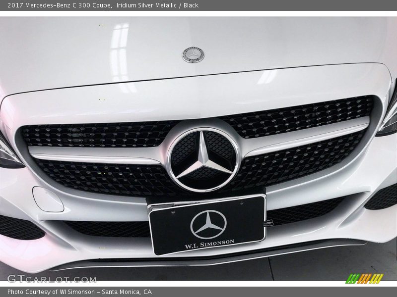 Iridium Silver Metallic / Black 2017 Mercedes-Benz C 300 Coupe