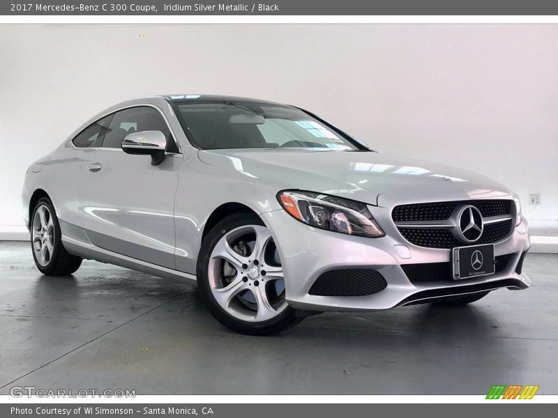 Iridium Silver Metallic / Black 2017 Mercedes-Benz C 300 Coupe