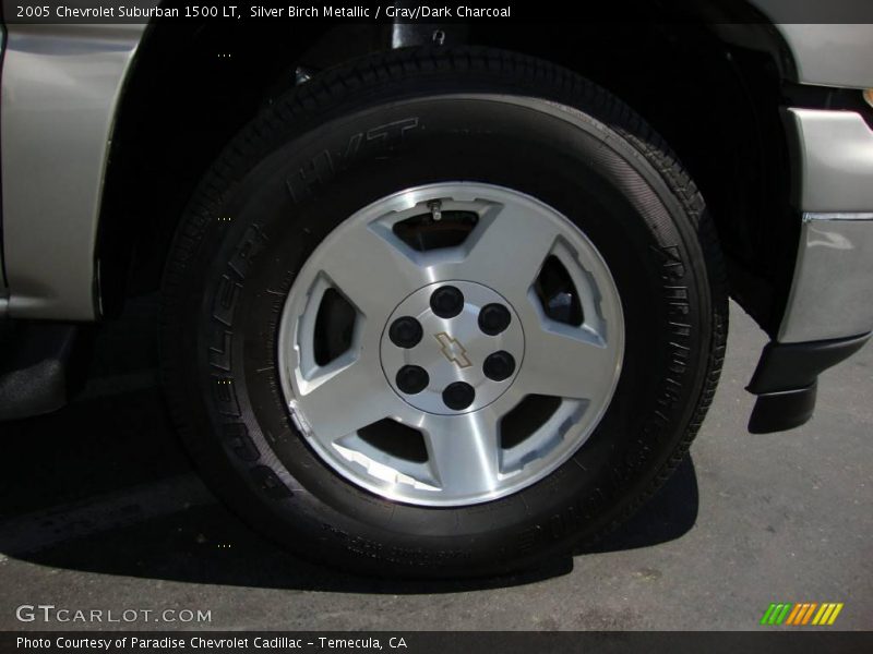 Silver Birch Metallic / Gray/Dark Charcoal 2005 Chevrolet Suburban 1500 LT