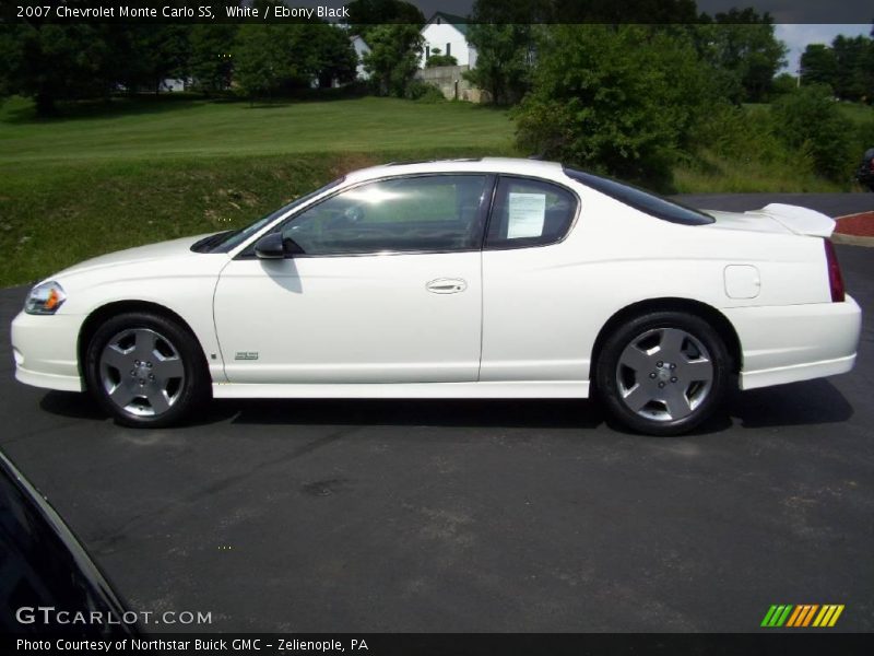 White / Ebony Black 2007 Chevrolet Monte Carlo SS
