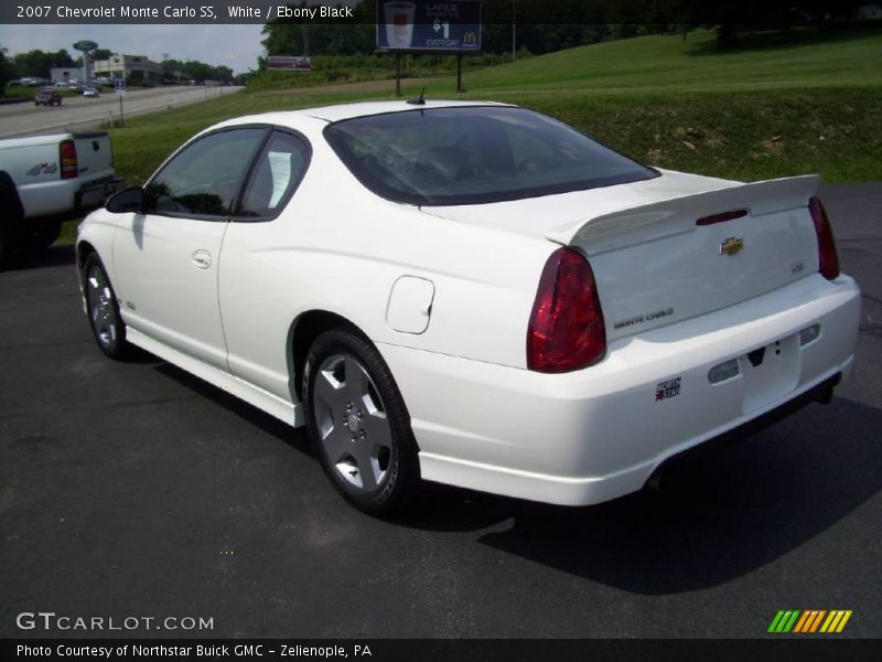 White / Ebony Black 2007 Chevrolet Monte Carlo SS