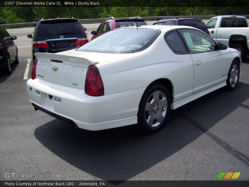 White / Ebony Black 2007 Chevrolet Monte Carlo SS
