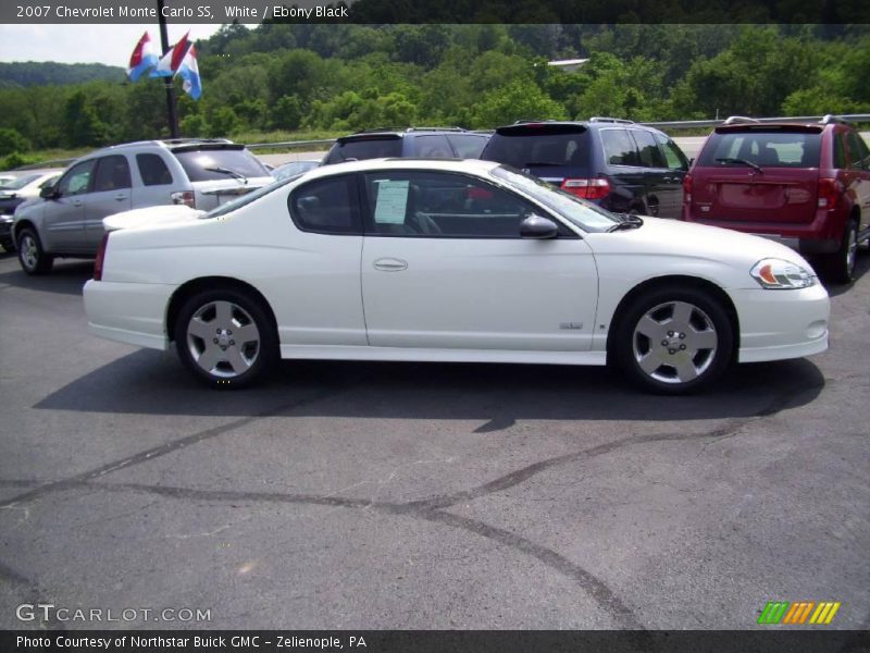 White / Ebony Black 2007 Chevrolet Monte Carlo SS