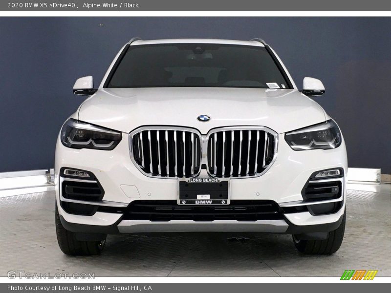 Alpine White / Black 2020 BMW X5 sDrive40i