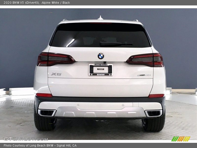 Alpine White / Black 2020 BMW X5 sDrive40i