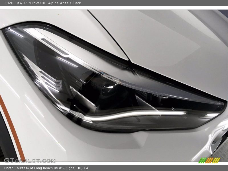 Alpine White / Black 2020 BMW X5 sDrive40i