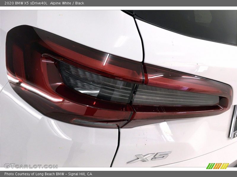 Alpine White / Black 2020 BMW X5 sDrive40i