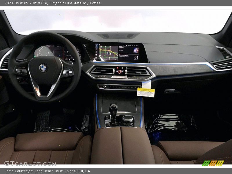  2021 X5 xDrive45e Coffee Interior