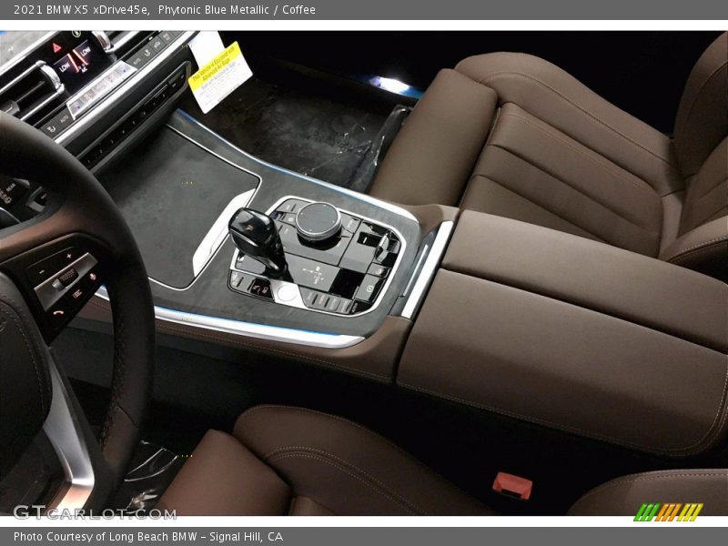 Phytonic Blue Metallic / Coffee 2021 BMW X5 xDrive45e