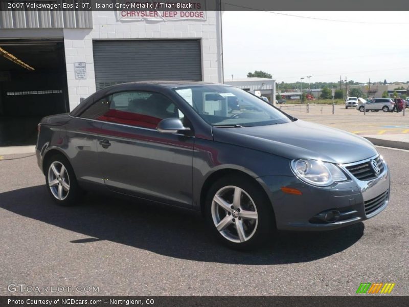 Island Grey Metallic / Titan Black 2007 Volkswagen Eos 2.0T