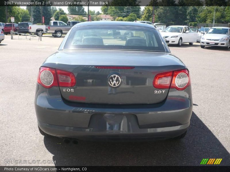 Island Grey Metallic / Titan Black 2007 Volkswagen Eos 2.0T