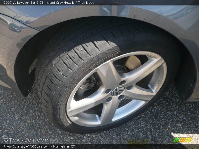 Island Grey Metallic / Titan Black 2007 Volkswagen Eos 2.0T