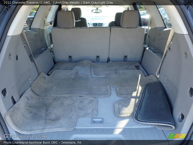 Cyber Gray Metallic / Dark Gray/Light Gray 2012 Chevrolet Traverse LS AWD