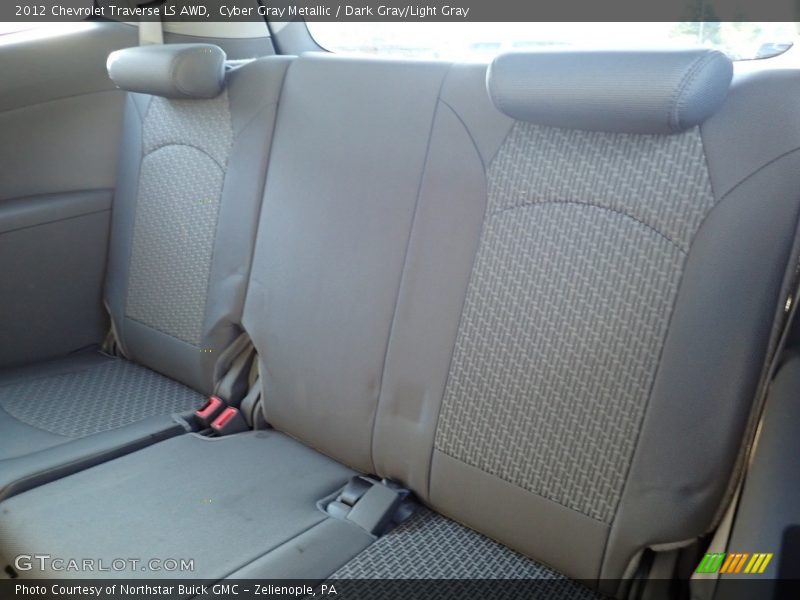 Cyber Gray Metallic / Dark Gray/Light Gray 2012 Chevrolet Traverse LS AWD