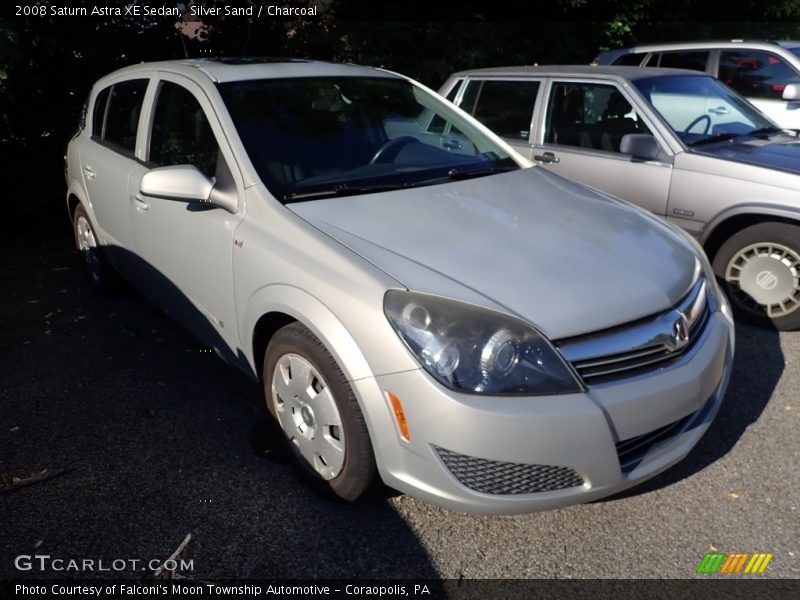 Silver Sand / Charcoal 2008 Saturn Astra XE Sedan