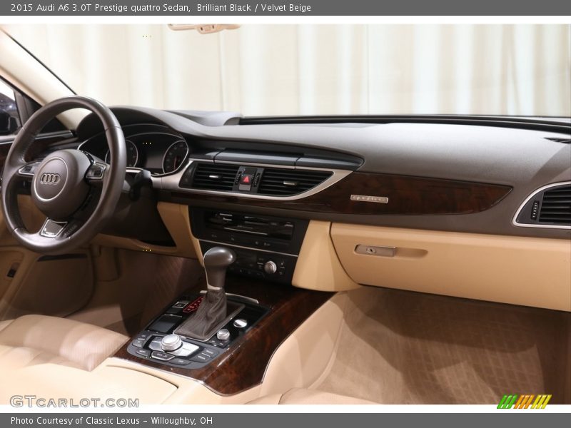 Brilliant Black / Velvet Beige 2015 Audi A6 3.0T Prestige quattro Sedan