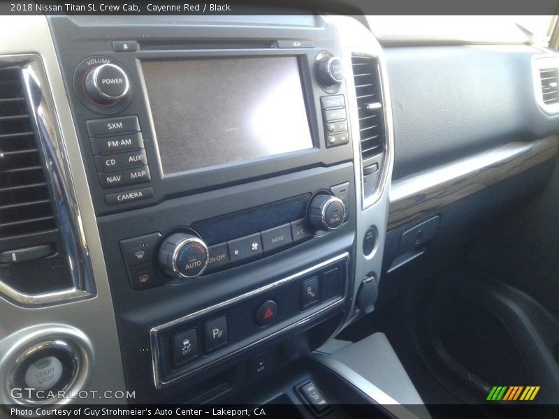 Cayenne Red / Black 2018 Nissan Titan SL Crew Cab
