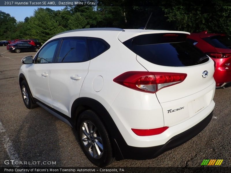 Dazzling White / Gray 2017 Hyundai Tucson SE AWD