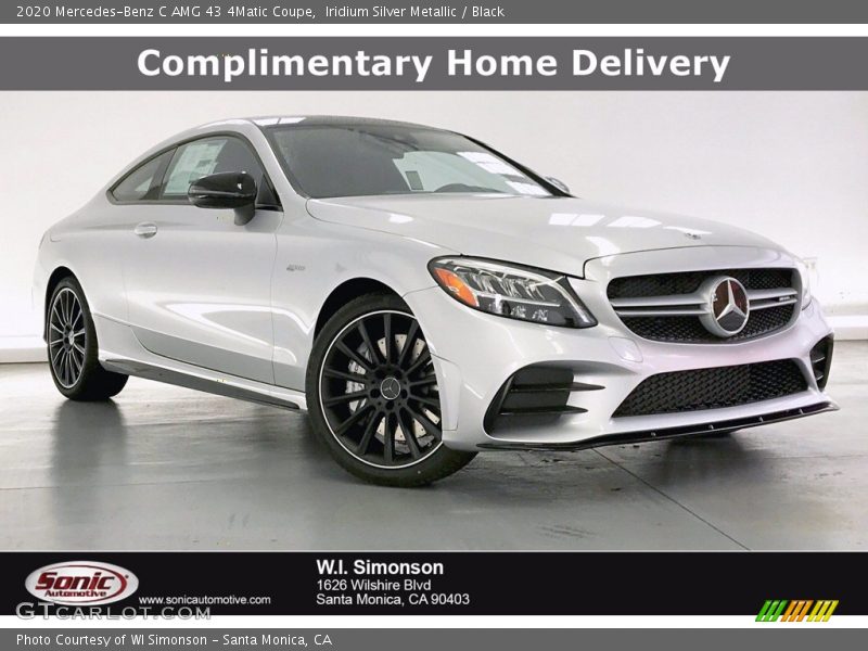 Iridium Silver Metallic / Black 2020 Mercedes-Benz C AMG 43 4Matic Coupe