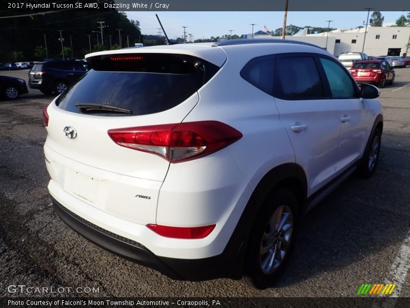 Dazzling White / Gray 2017 Hyundai Tucson SE AWD