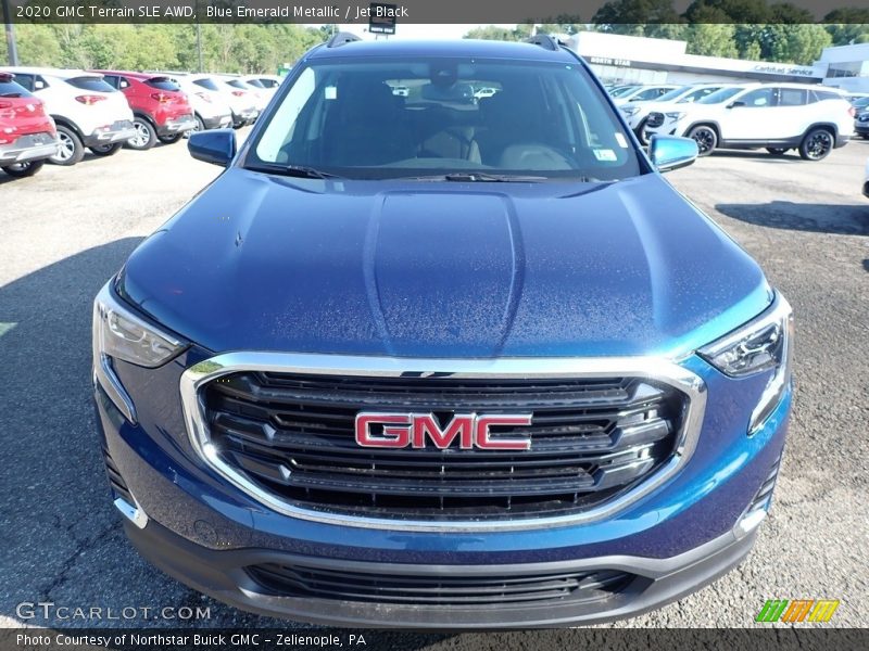 Blue Emerald Metallic / Jet Black 2020 GMC Terrain SLE AWD