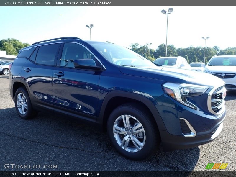 Blue Emerald Metallic / Jet Black 2020 GMC Terrain SLE AWD