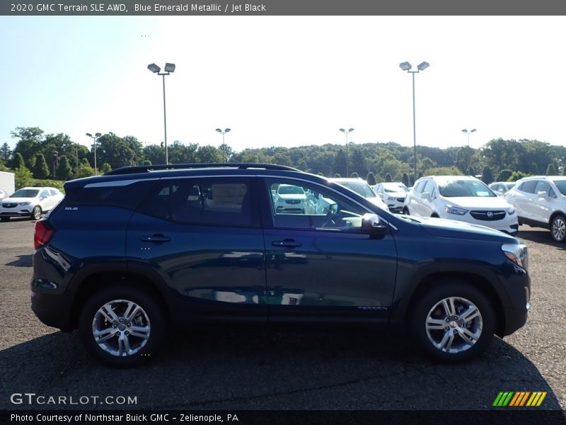 Blue Emerald Metallic / Jet Black 2020 GMC Terrain SLE AWD