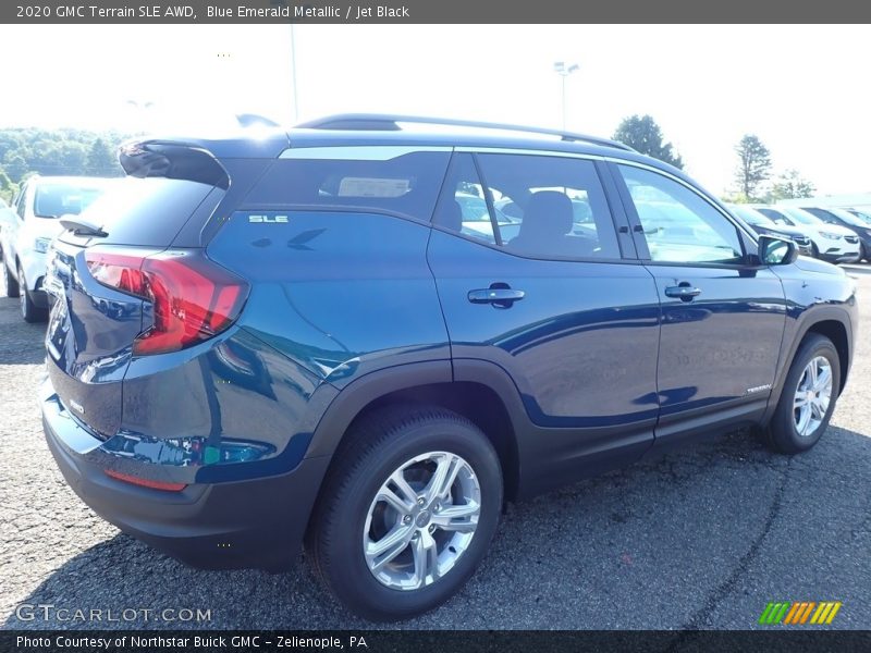 Blue Emerald Metallic / Jet Black 2020 GMC Terrain SLE AWD