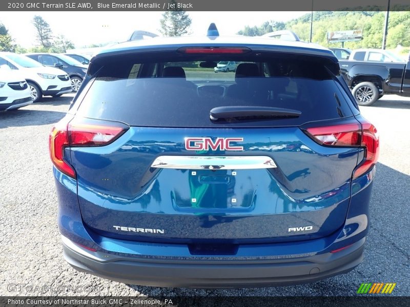 Blue Emerald Metallic / Jet Black 2020 GMC Terrain SLE AWD