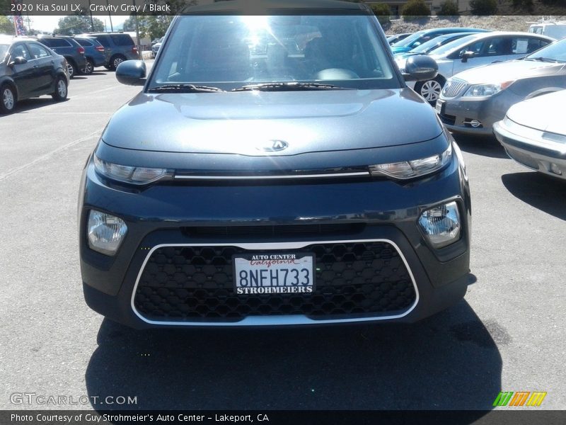 Gravity Gray / Black 2020 Kia Soul LX