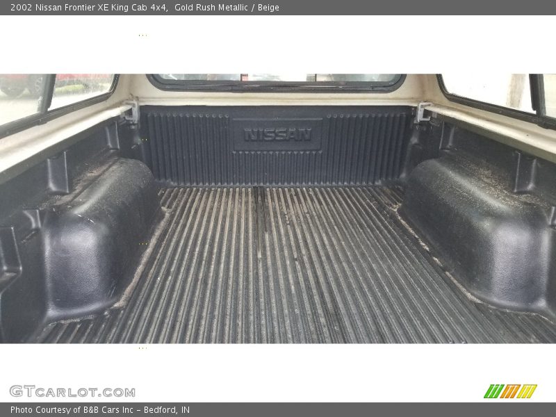 Gold Rush Metallic / Beige 2002 Nissan Frontier XE King Cab 4x4