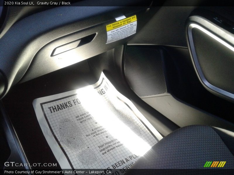 Gravity Gray / Black 2020 Kia Soul LX