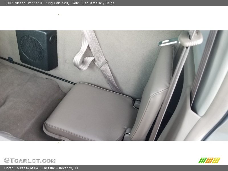 Rear Seat of 2002 Frontier XE King Cab 4x4