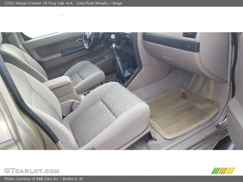 Front Seat of 2002 Frontier XE King Cab 4x4