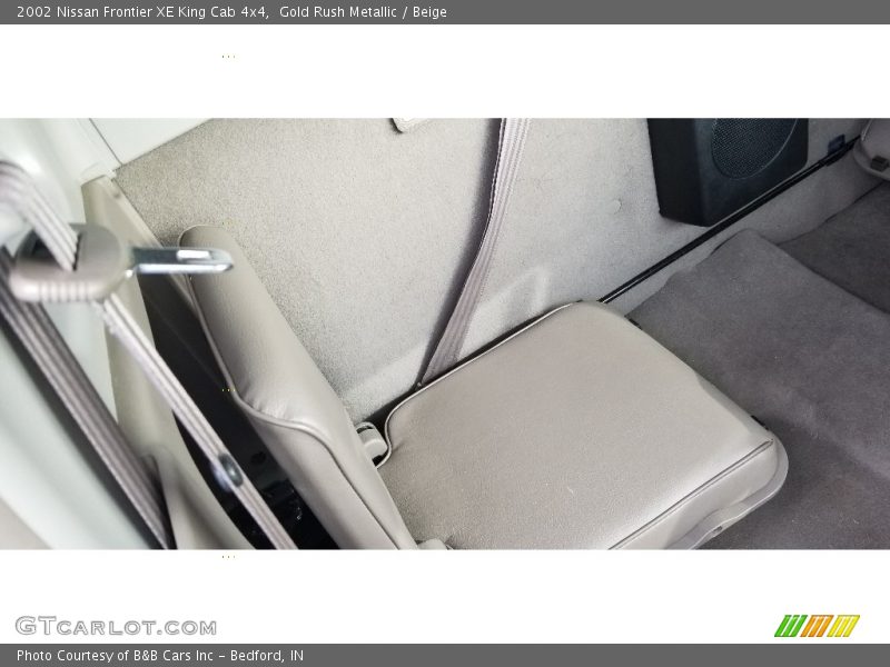 Rear Seat of 2002 Frontier XE King Cab 4x4