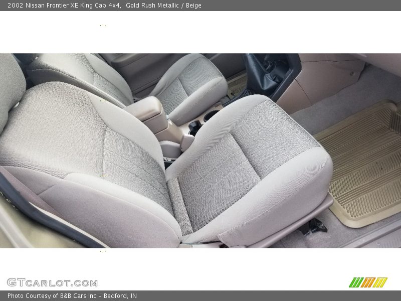 Front Seat of 2002 Frontier XE King Cab 4x4